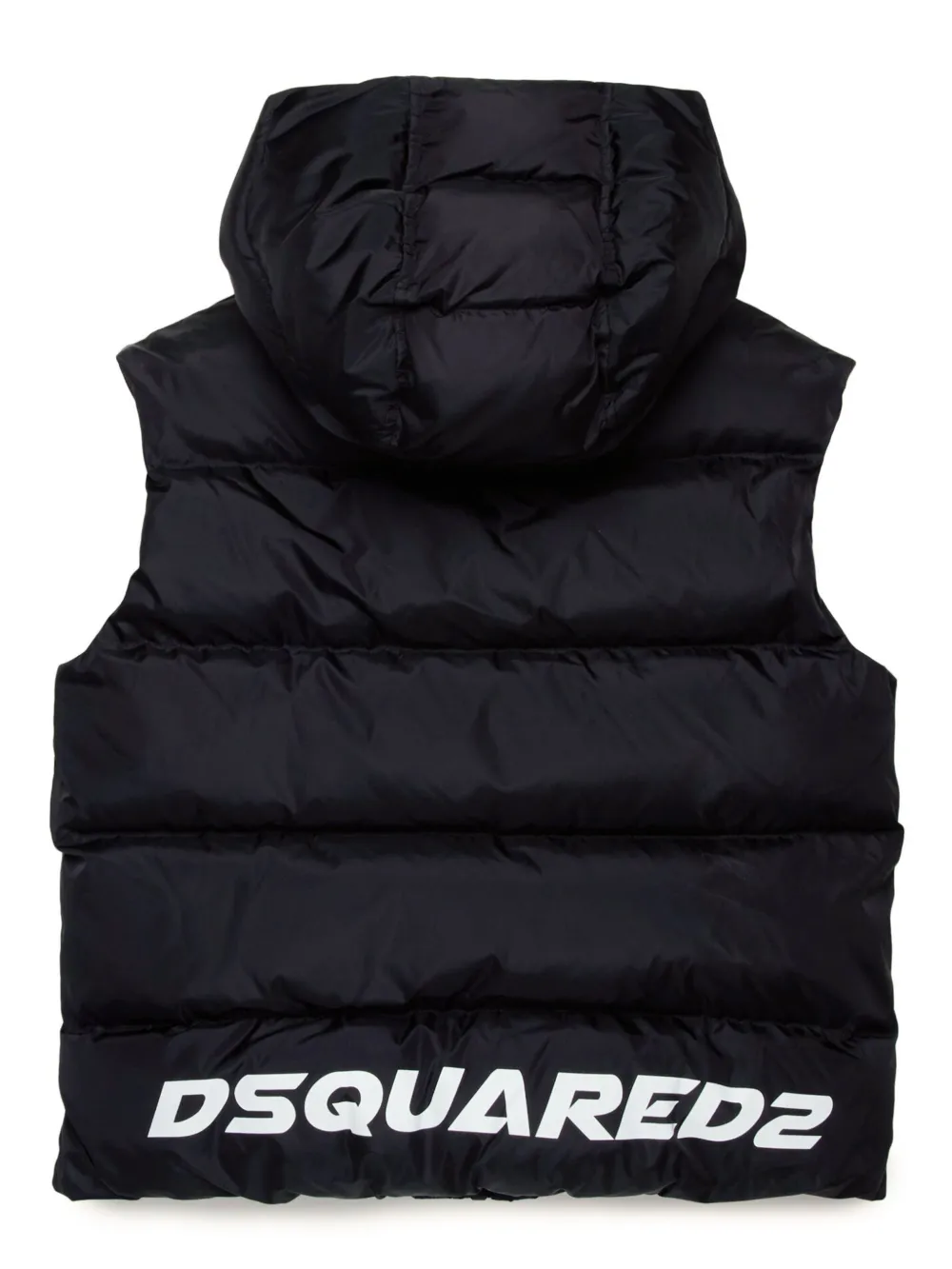 DSQUARED2 KIDS Bodywarmer met logoprint Zwart
