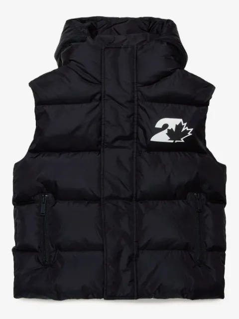 DSQUARED2 KIDS gilet à logo imprimé