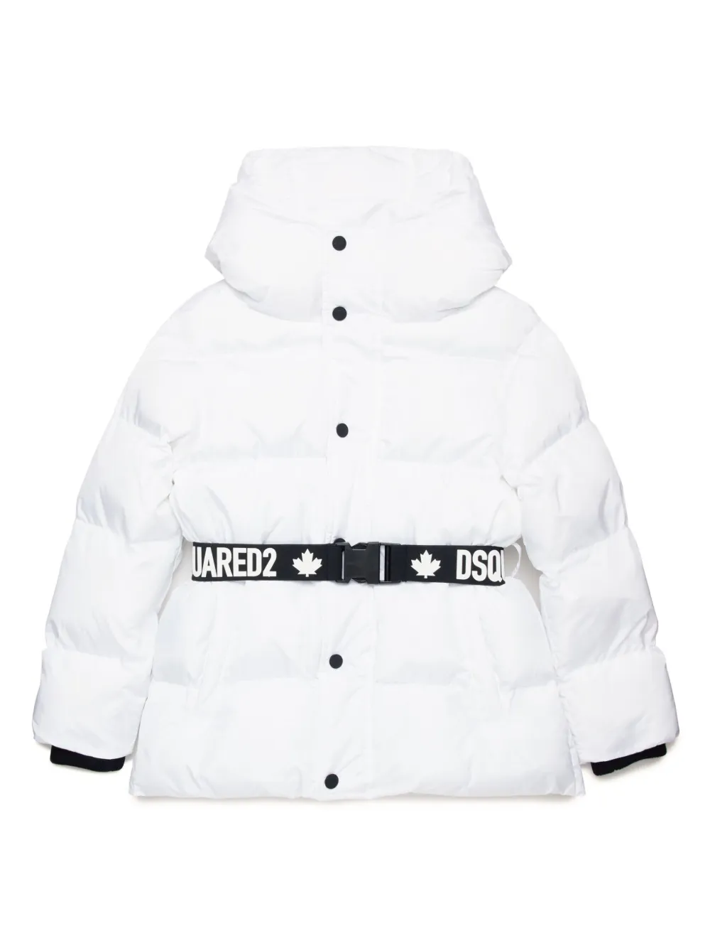 Dsquared2 Quilted Jacket In White