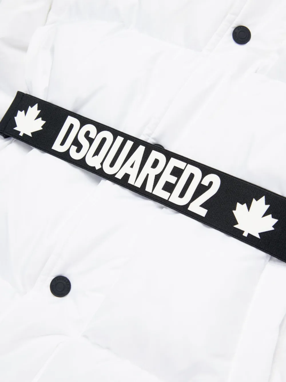 DSQUARED2 KIDS Gewatteerd jack Wit