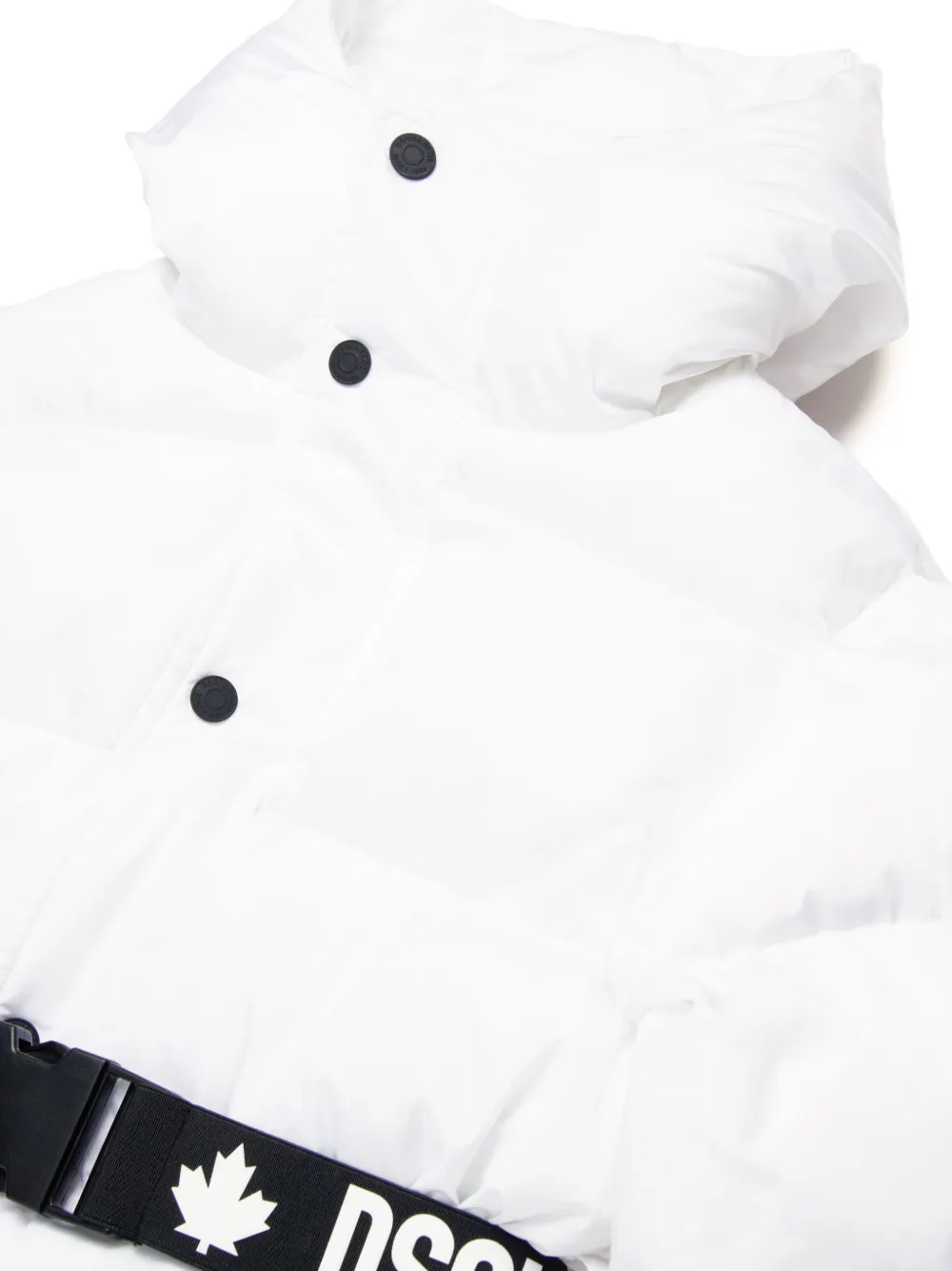 DSQUARED2 KIDS Gewatteerd jack Wit
