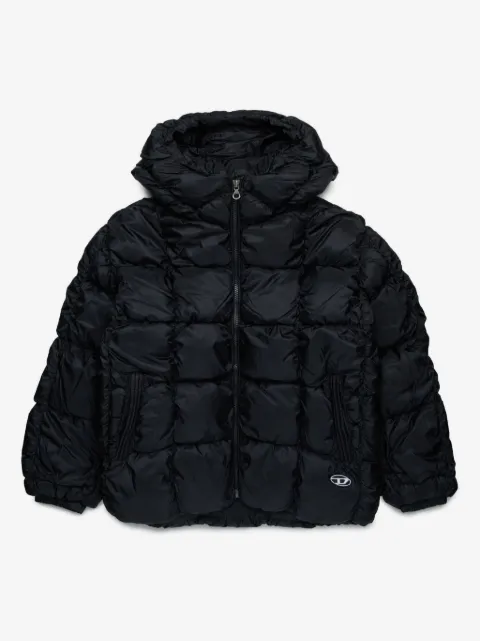 Diesel Kids Jaqueta matelassê xadrez