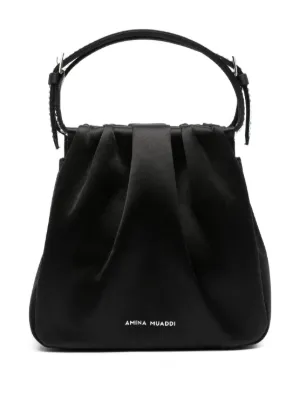 【AMINA MUADDI】 レザーバッグ Amina Muaddi Ami Frame Leather Shoulder Bag | Neiman Marcus