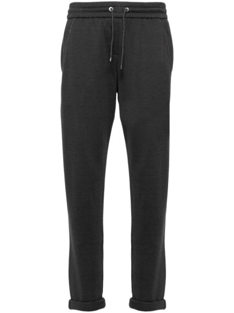 Brunello Cucinelli melange drawstring track pants Women