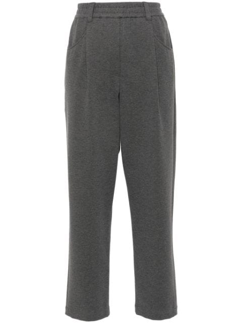 Brunello Cucinelli cropped tapered track pants