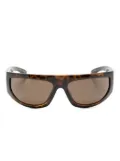 Gucci Eyewear shield-frame sunglasses - Brown