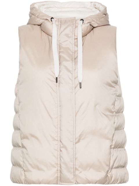 Brunello Cucinelli Monili-detail padded gilet Women