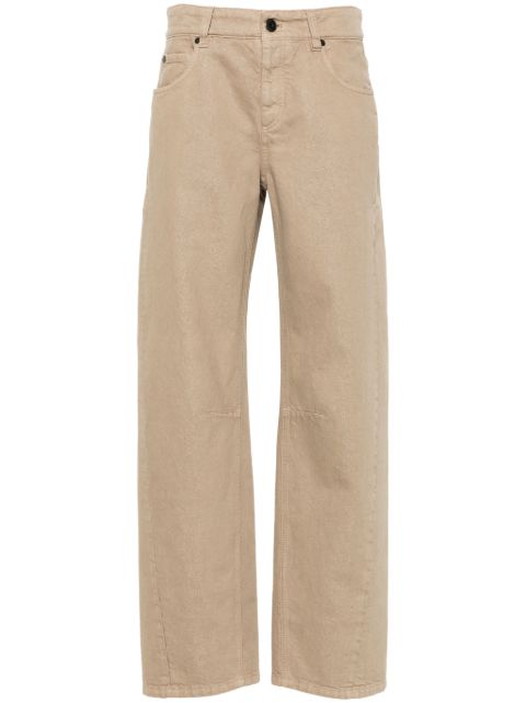 Brunello Cucinelli glitter-detail tapered jeans Women