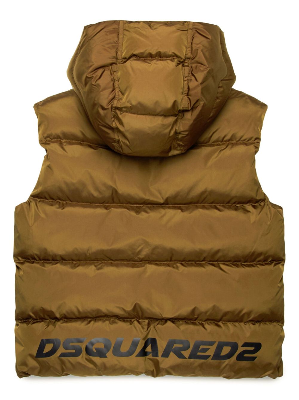 DSQUARED2 KIDS logo-print gilet - Brown