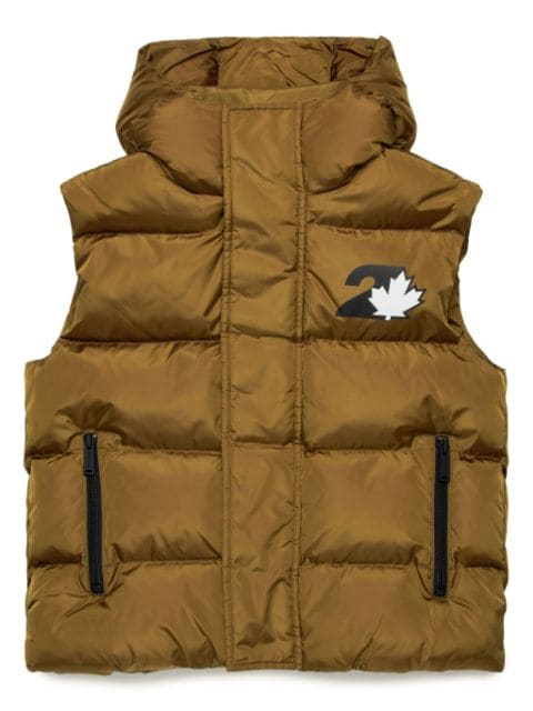 DSQUARED2 KIDS logo-print gilet