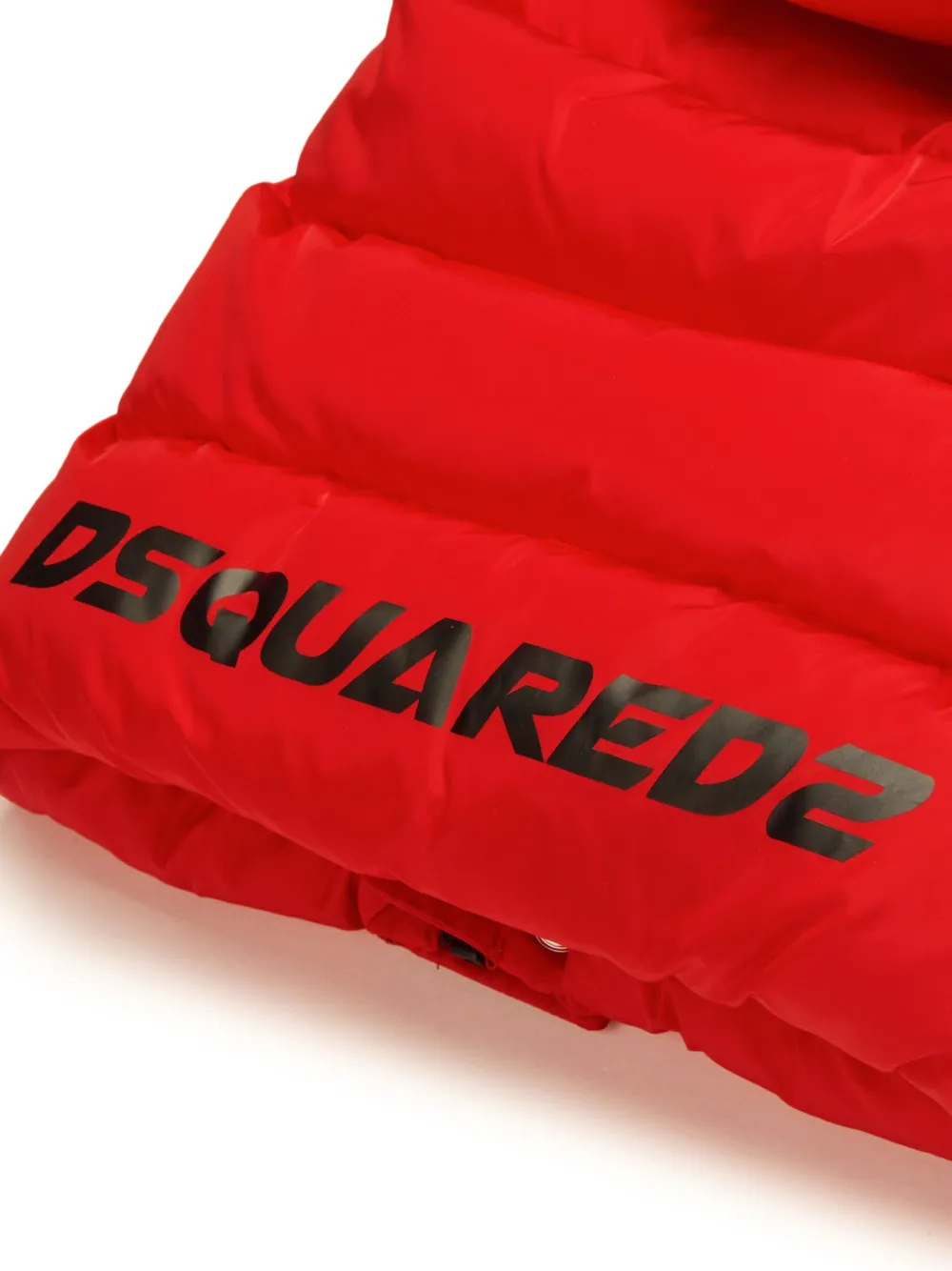 DSQUARED2 KIDS Bodywarmer met logoprint Rood