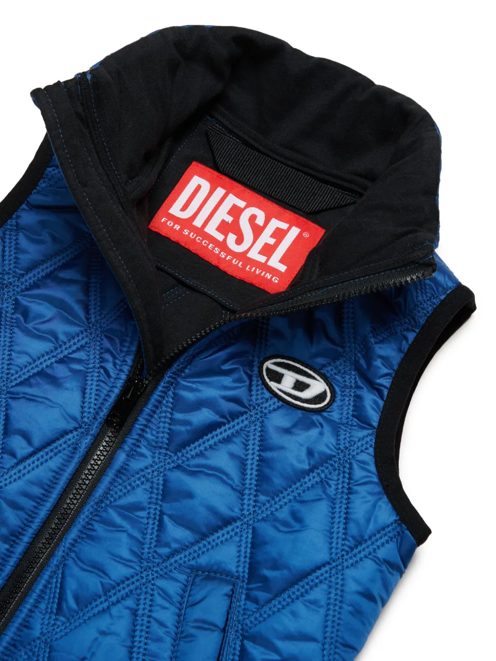 Diesel Kids Jfokklogonhb bodywarmer Blauw