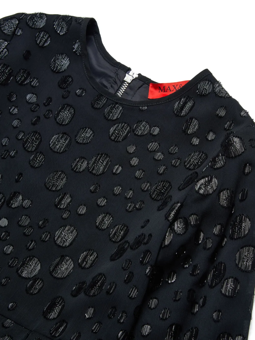 MAX&Co. Kids Verfraaide jurk Zwart