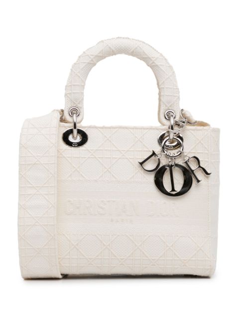 Christian Dior Pre-Owned sac à main Cannage Lady D-Lite médium (2020