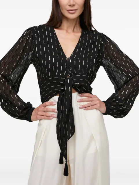 TWINSET tie-detail blouse