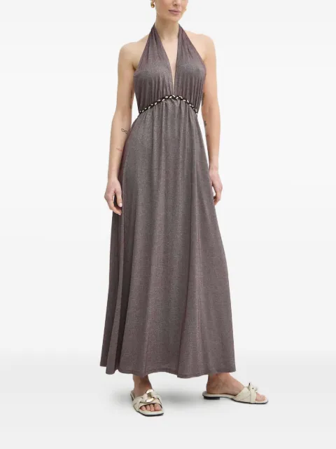 TWINSET halterneck maixi dress