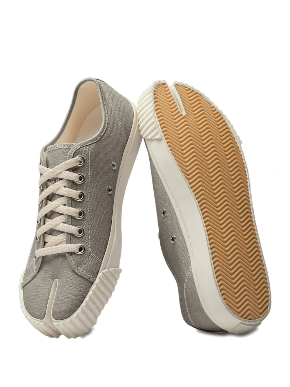 Maison Margiela Tabi split-toe ribbed-sole Sneakers | Grey