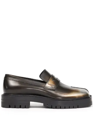 Maison Margiela County Tabi ローファー | ブラウン | FARFETCH JP