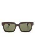 Gucci Eyewear detachable-lenses square-frame sunglasses - Brown