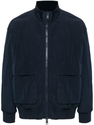 Paul Smith Zipped Wool Shirt Jacket | Blue | FARFETCH CA