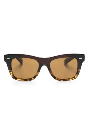Oliver Peoples N.04 tortoiseshell-effect Sunglasses | Black