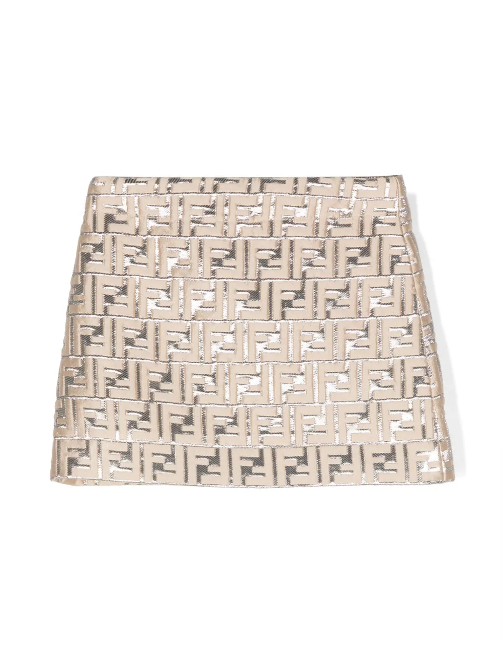 Fendi Kids Saia com efeito brocado FF | Saias | Image 2