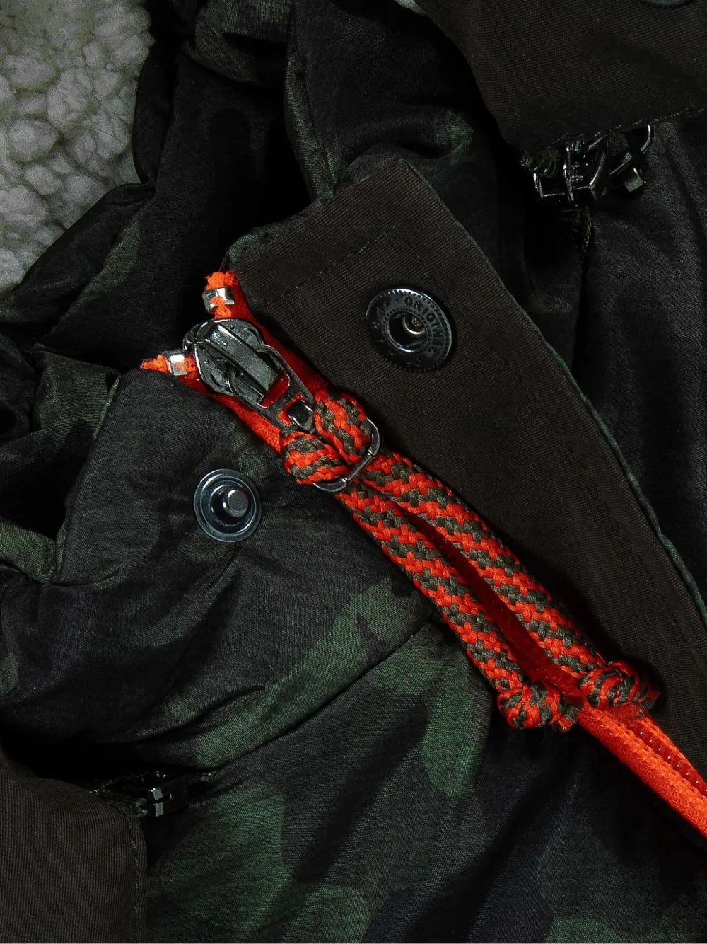 Lapin House Logo-patch Padded Jacket In Green