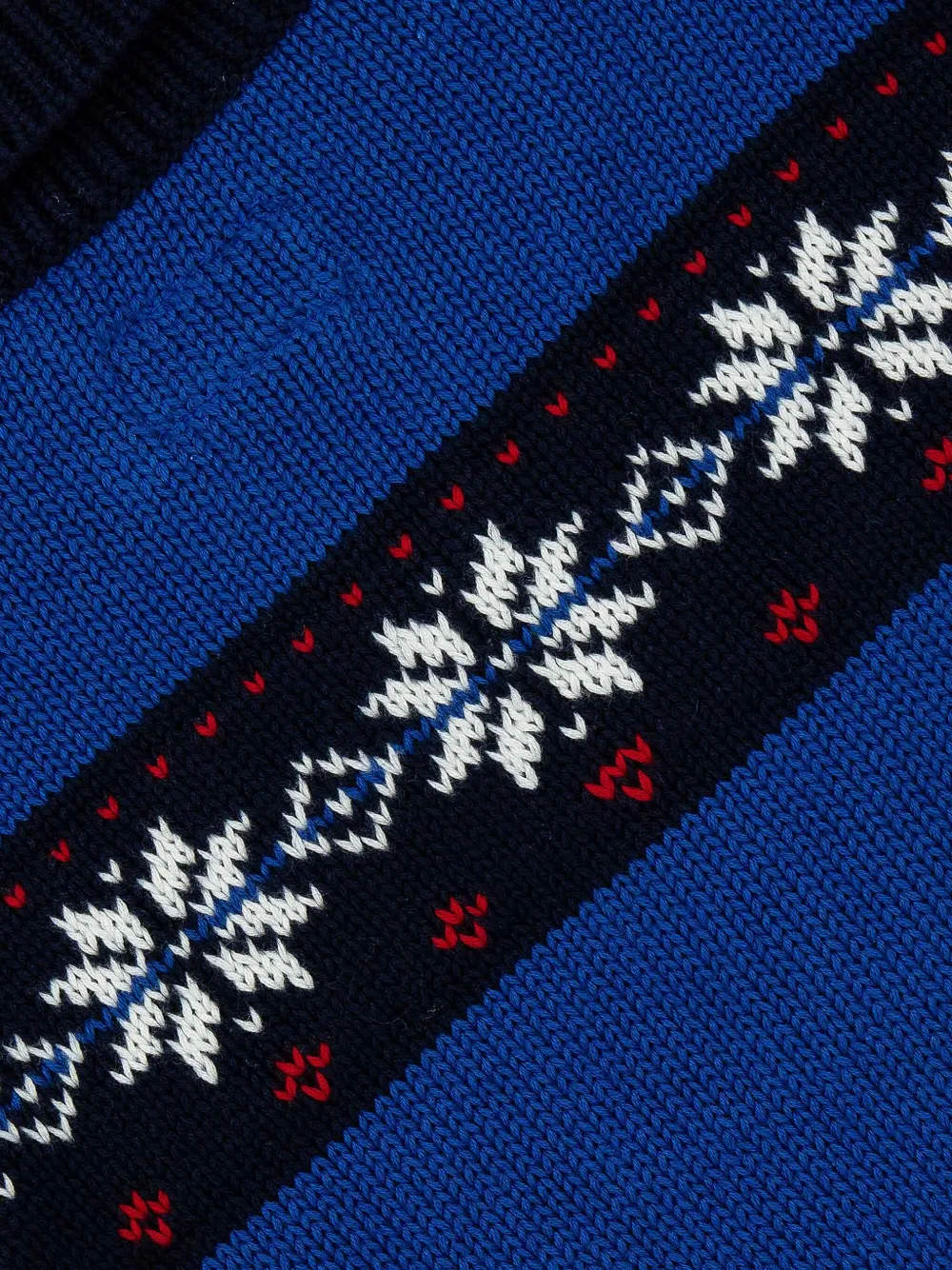 Lapin House Intarsia vest Blauw