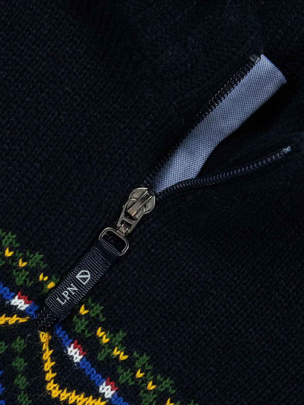 Lapin House Intarsia trui Blauw