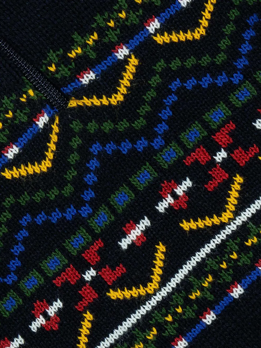 Lapin House Intarsia trui Blauw