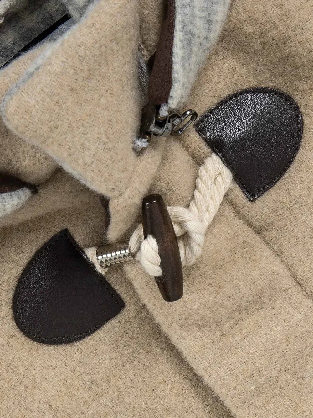 Lapin House Jas met houtje-touwtje sluiting Beige