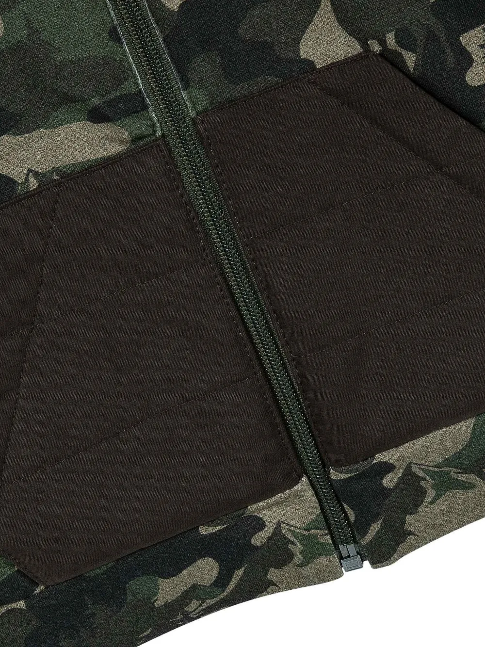 Lapin House Katoenen jack met camouflagepatroon Groen