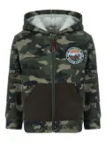 Lapin House camouflage-pattern cotton jacket - Green