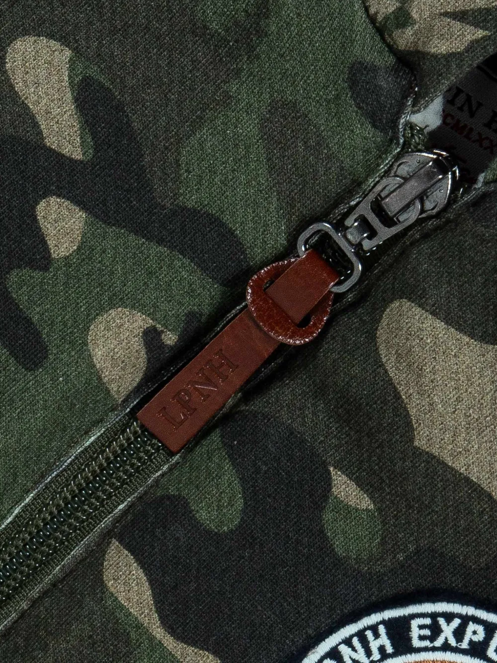 Lapin House Katoenen jack met camouflagepatroon Groen