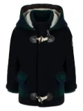 Lapin House toggle-fastening wool coat - Blue