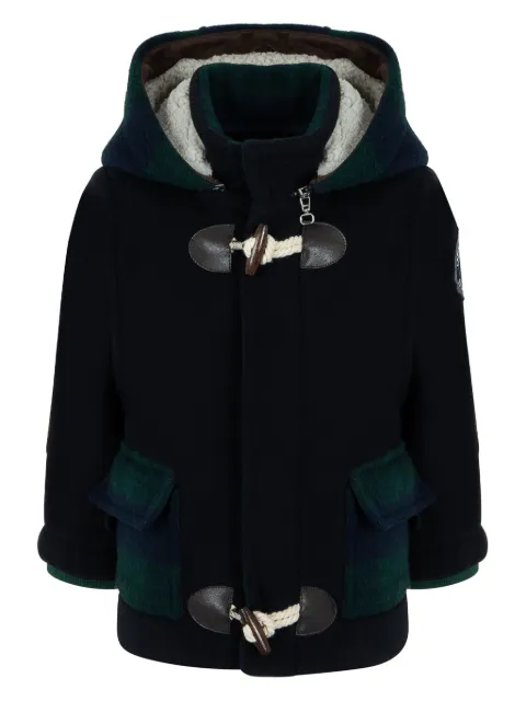 Lapin House toggle-fastening wool coat
