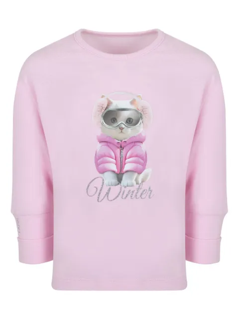 Lapin House graphic-print cotton sweatshirt 