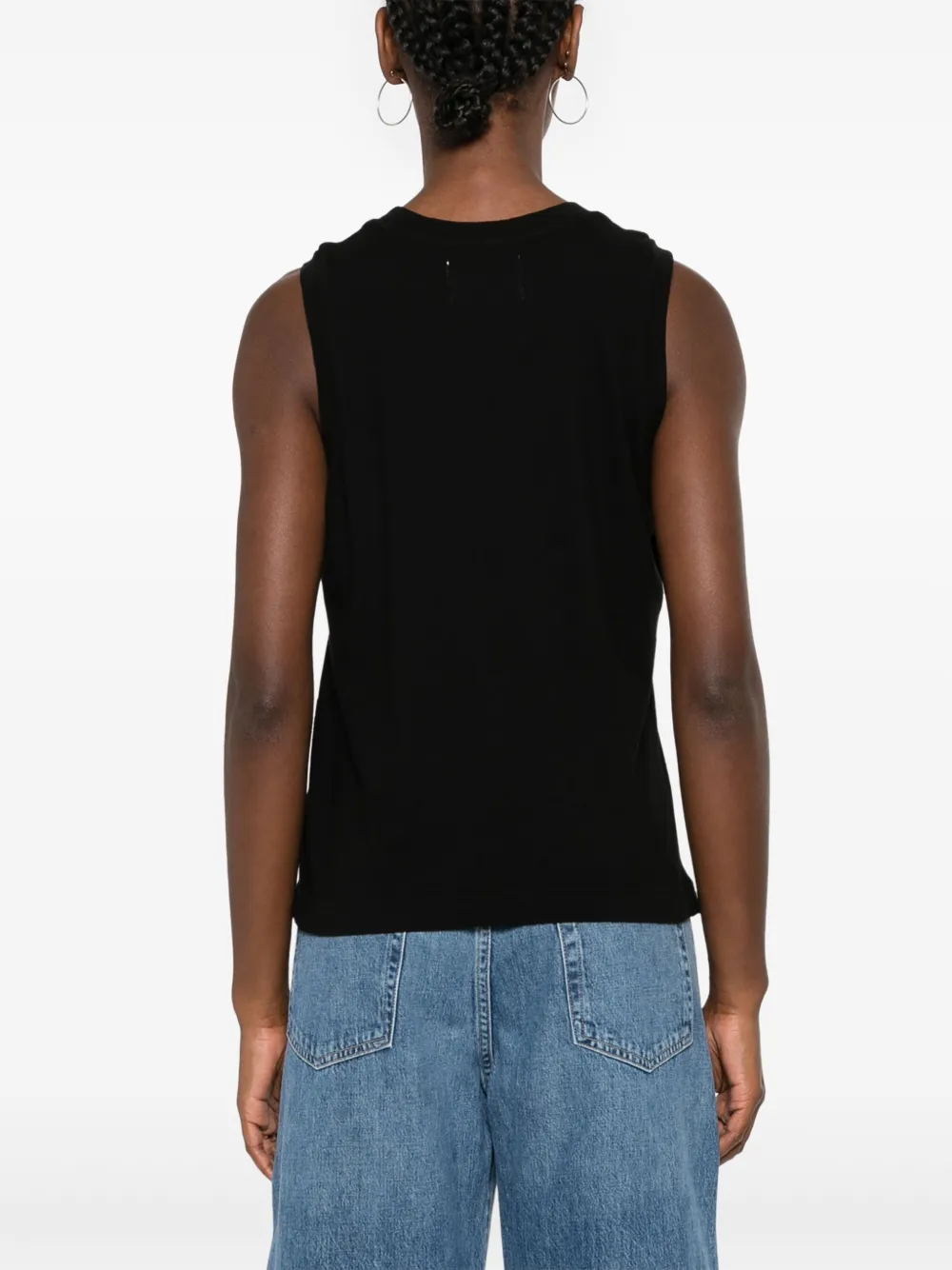 Citizens of Humanity Muscle katoenen tanktop Zwart