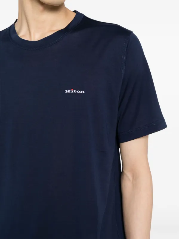 Tシャツ・カットソー KITON Men T Shirts UMM041902003 Grey Aurélien | Light Grey Egyptian Cotton T-Shirt