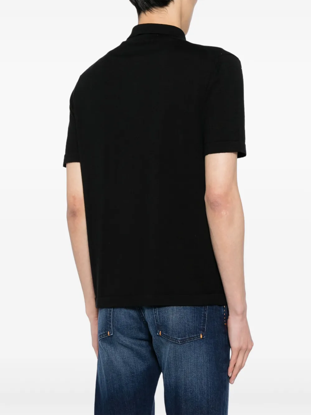 KITON SHORT-SLEEVE POLO SHIRT