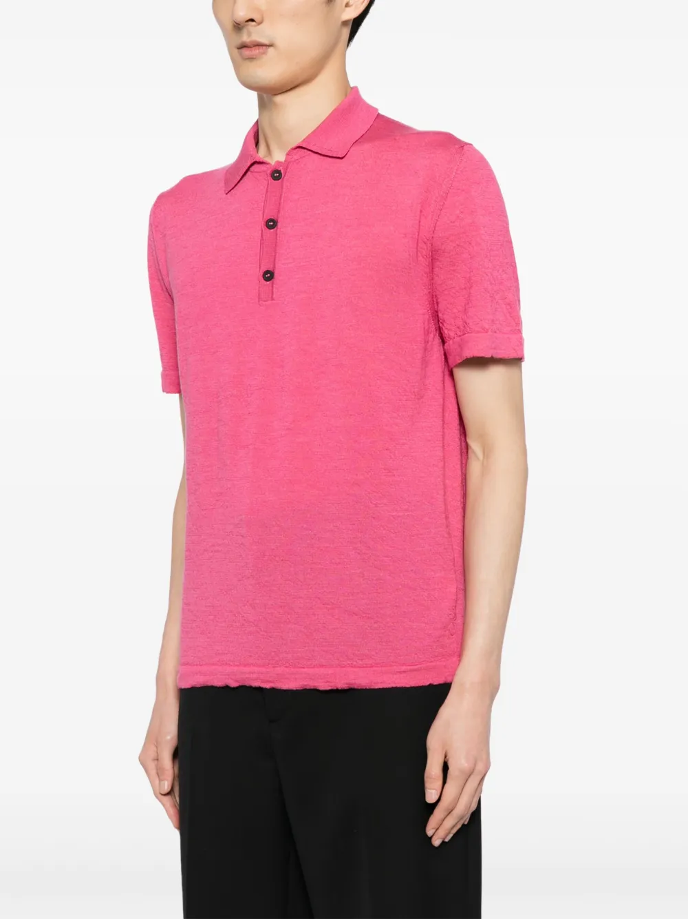 KITON SHORT-SLEEVE POLO SHIRT 