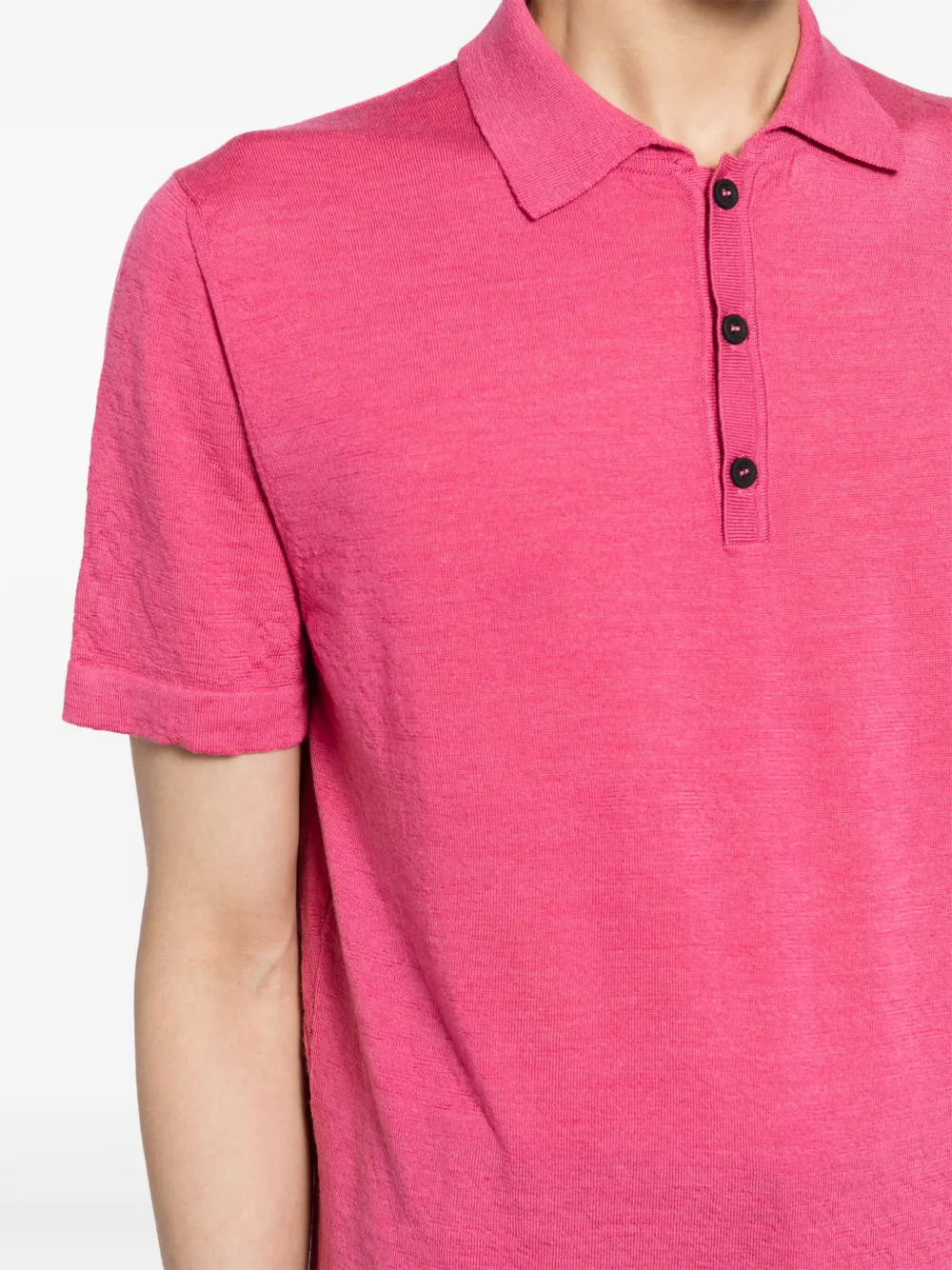 KITON SHORT-SLEEVE POLO SHIRT 