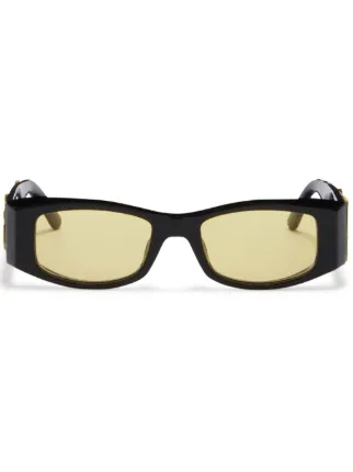 Palm Angels Eyewear Angel Sunglasses | Black | FARFETCH