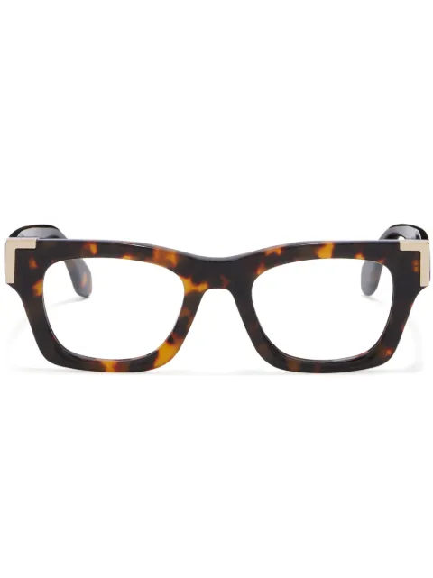 Palm Angels Eyewear tortoiseshell rectangular-frame glasses