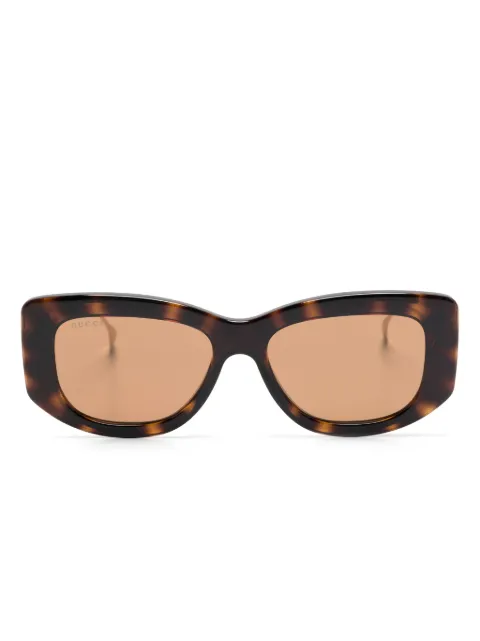 Gucci Eyewear lentes de sol con armazón rectangular