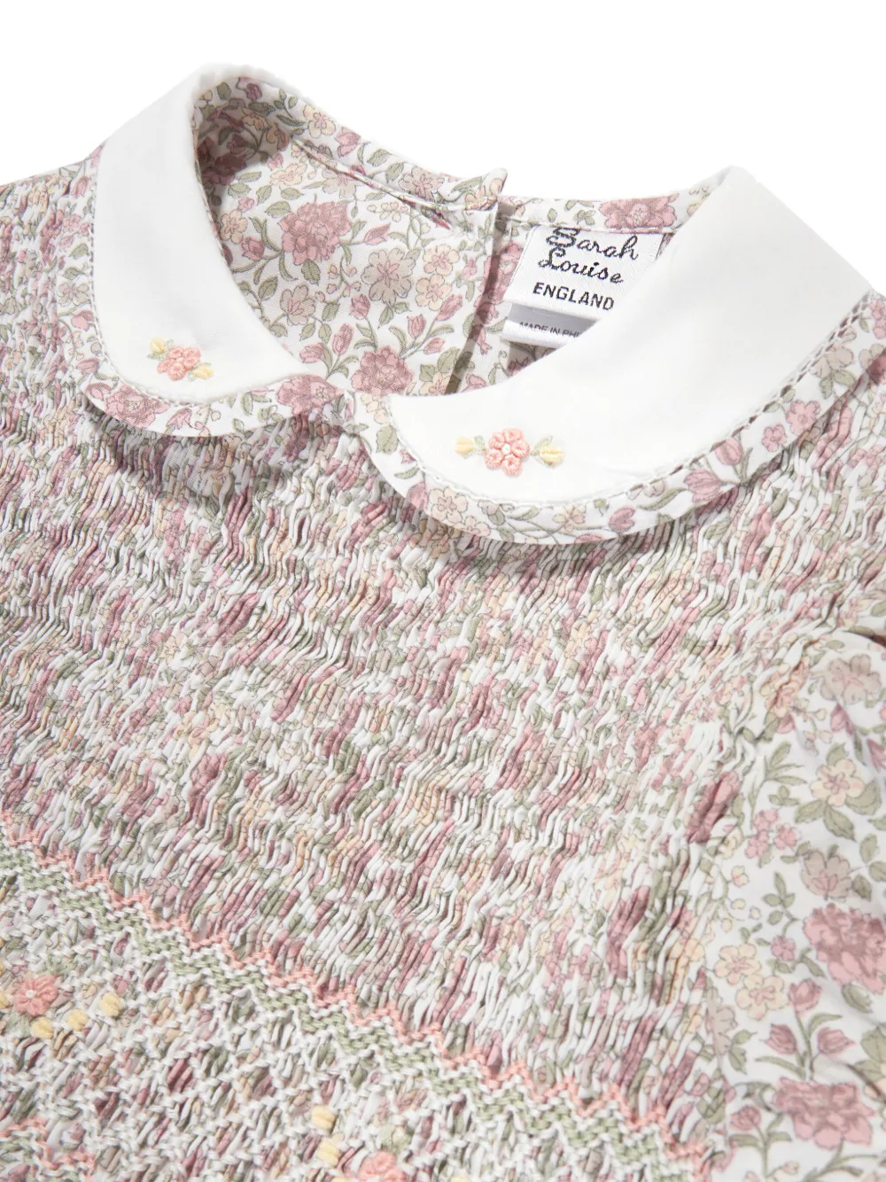 Sarah Louise Katoenen jurk met bloemenprint Roze
