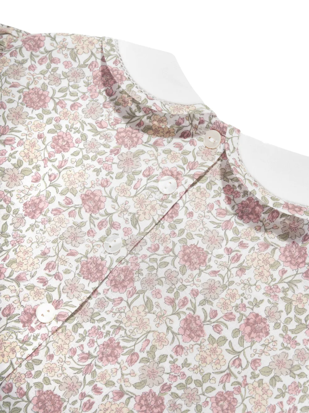 Sarah Louise Katoenen jurk met bloemenprint Roze