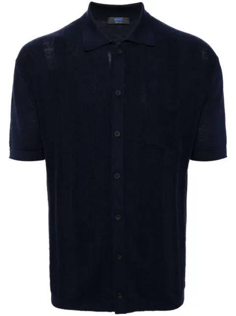 Kiton polo-collar button-up shirt 