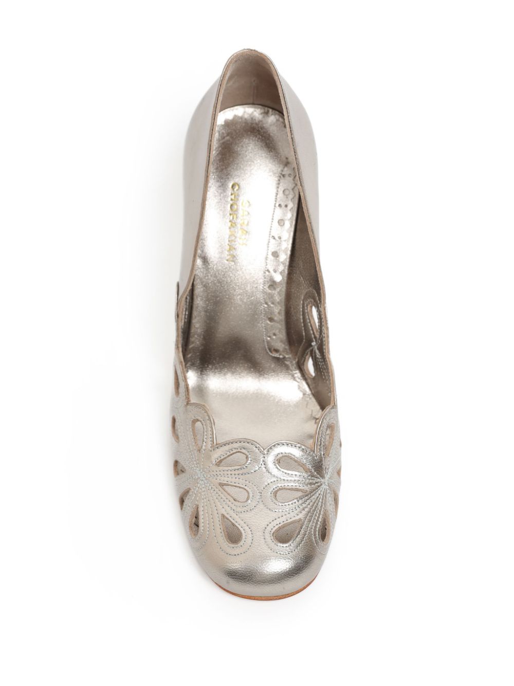 Sarah Chofakian 75mm Scarpin Belle Epoque pumps Beige