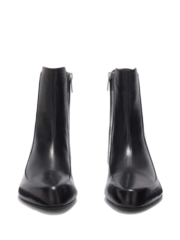 [Jil Sander] レザー アンクルブーツ Jil Sander レザー アンクルブーツ | ブラック | FARFETCH JP